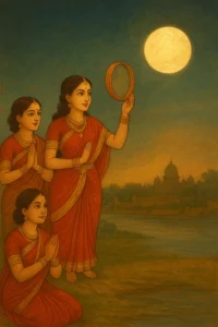 करवा चौथ व्रत-छलनी से चाँद देखने की प्रथा कहाँ से आई?