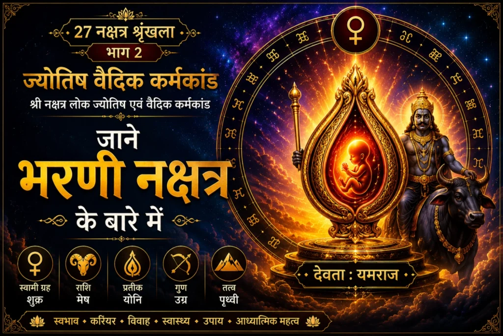 भरणी नक्षत्र की विशेषताएँ, महत्व और उपाय